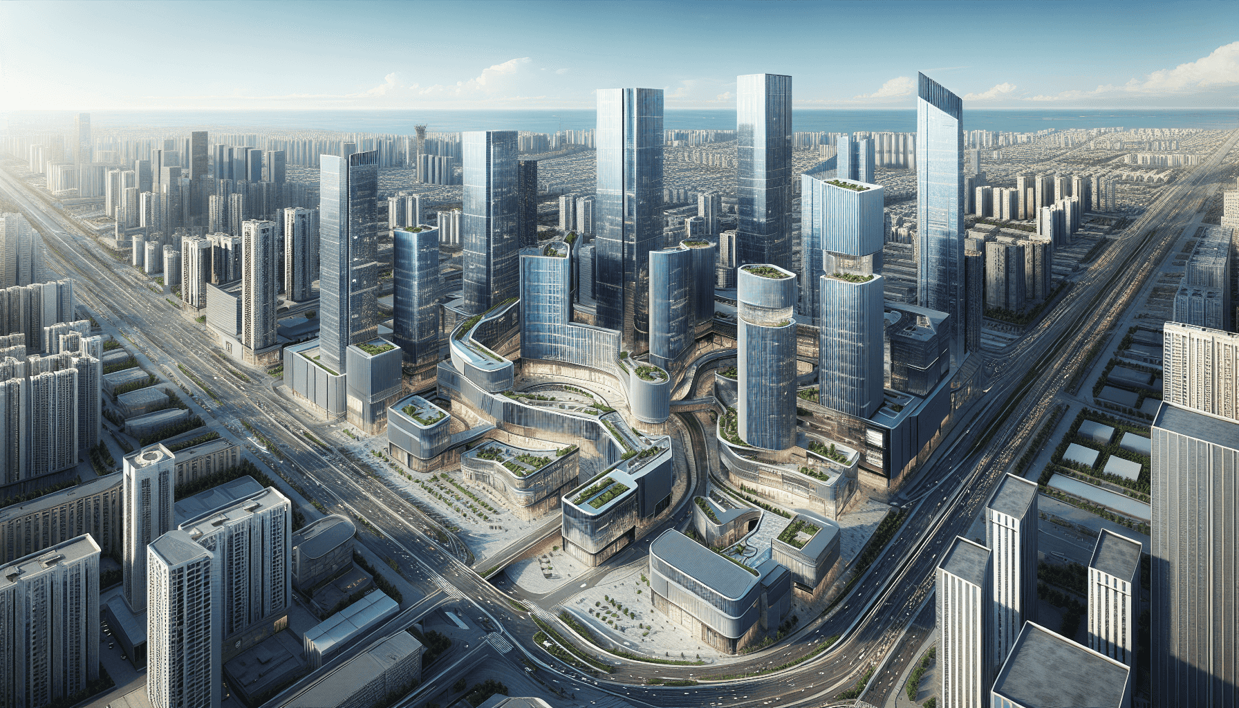 Business district