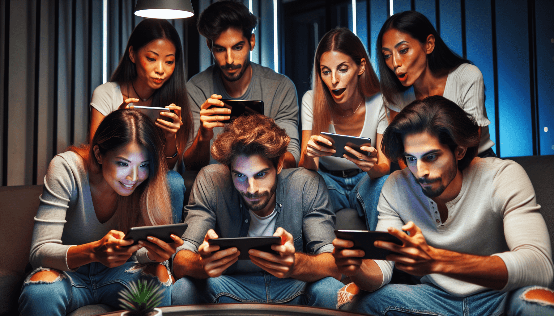 Playing mobile games